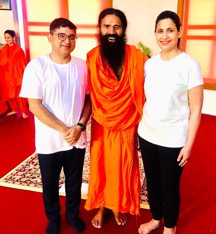 Yoga session held in Patanjali Yoga Sansthan