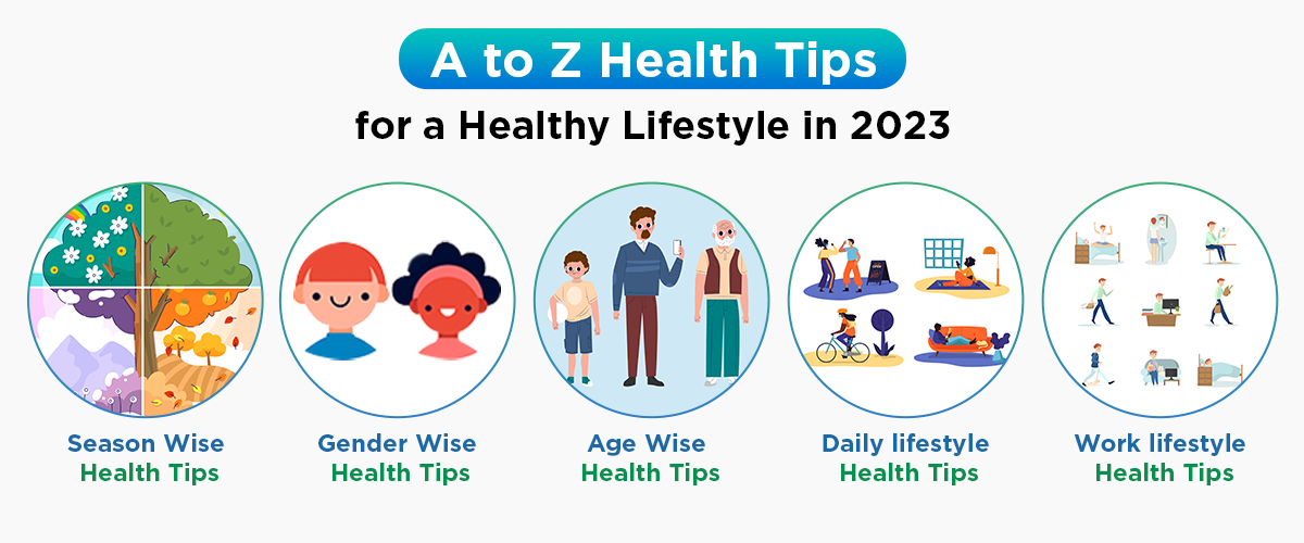 a to z health tips for a healthy lifestyle in 2023