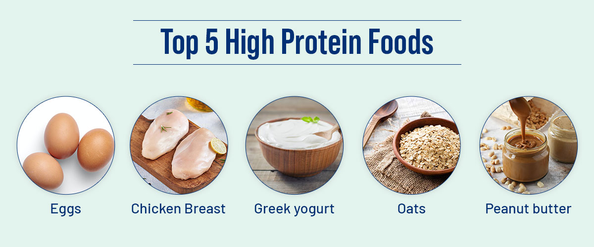 Top 5 High Protein Foods