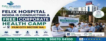 Felix Hospital Noida Is Conducting a Free Corporate Health Camp at Film City Sector 16A